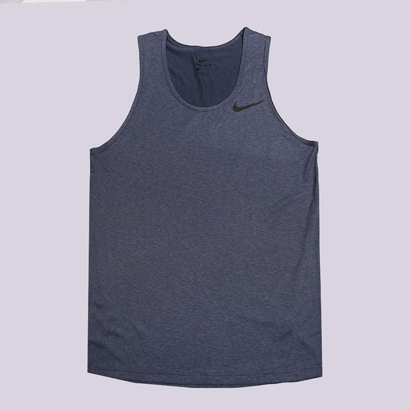 мужская синяя майка Nike Dri-FIT Breathe Vest 832825-011 - цена, описание, фото 1